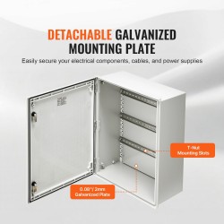 Sähkökotelo lasikuituvahvisteinen muovi 50x40x20 cm seinään asennettava IP66