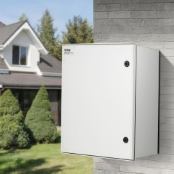 Sähkökotelo lasikuituvahvisteinen muovi 50x40x20 cm seinään asennettava IP66