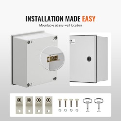 Sähkökotelo lasikuitu 30x25x14 cm sisä ja ulkokäyttö pöly ja vesitiivis