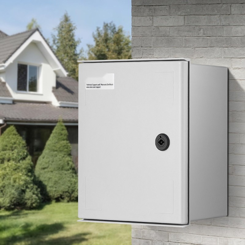 Sähkökotelo lasikuitu 30x25x14 cm sisä ja ulkokäyttö pöly ja vesitiivis