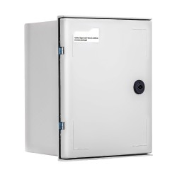 Sähkökotelo lasikuitu 30x25x14 cm sisä ja ulkokäyttö pöly ja vesitiivis