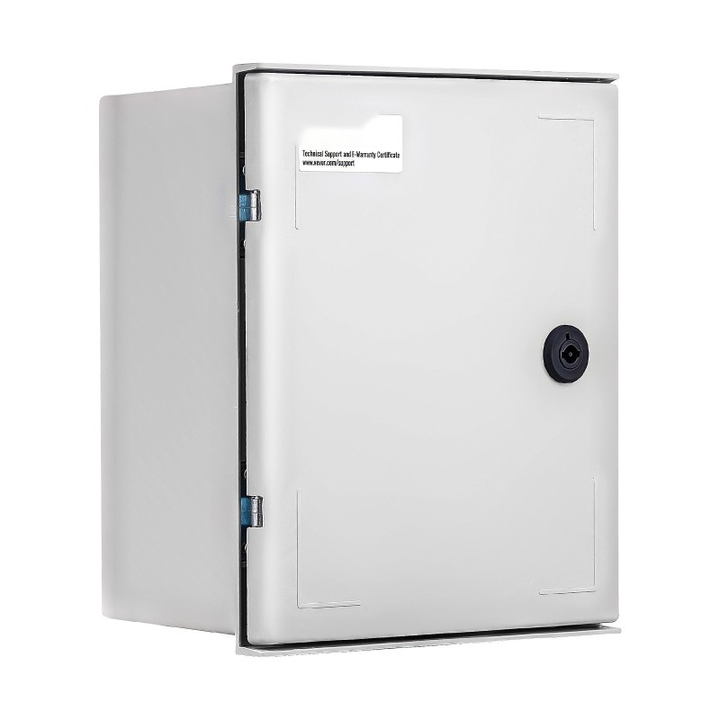 Sähkökotelo lasikuitu 30x25x14 cm sisä ja ulkokäyttö pöly ja vesitiivis