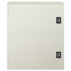 Sähkökotelo lasikuituvahvisteisesta polyesteristä 40x30x20 cm IP66 lukittava saranallinen ovi