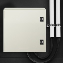 Sähkökotelo lasikuituvahvisteinen polyesteri 40x40x20 cm IP66 NEMA 3X