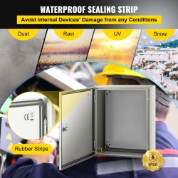 Sähkökotelo hiiliteräs 50x40x20 cm IP66 lukittava sisä- ja ulkokäyttöön