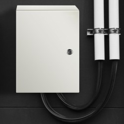 Sähkökotelo hiiliteräs 1,5 mm 40x30x20 cm IP66 lukittava