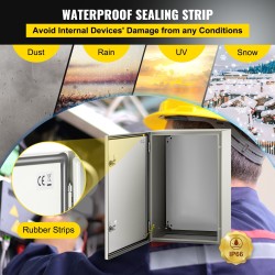 Sähkökotelo 60 x 40 x 25 cm hiiliteräs IP66 NEMA 4X