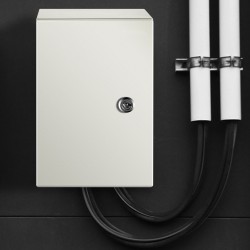 Sähkökotelo teräksinen 1,5 mm 30x20x15 cm IP66 lukittava