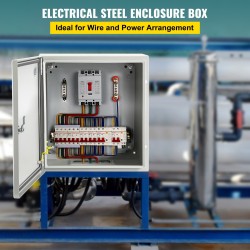 Sähkökotelo hiiliteräs 1,5 mm 20x20x15 cm IP66 lukittava