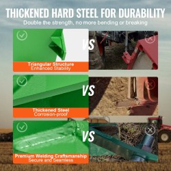 Ballastilaatikko traktorille raskasta terästä 5 kuutiojalkaa 363 kiloa luokan 1 3-pistekiinnitykseen