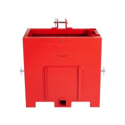 Traktorin teräksinen painolaatikko 3-piste kategoria 1 5ft³ 363 kg 2'' vetokoukulle