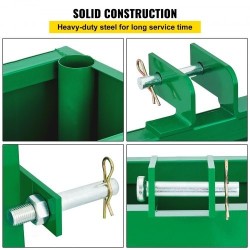 Vastapainolaatikko teräs tilavuus viisi kuutiojalkaa kahdeksansadan paunan nostokyky kahden tuuman vetokoukku