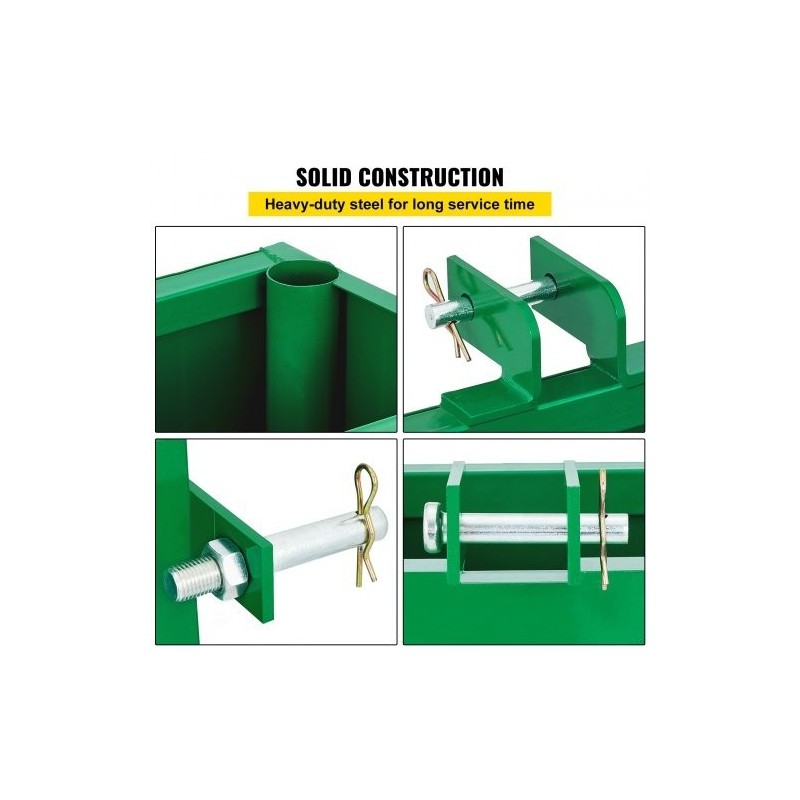 Vastapainolaatikko teräs tilavuus viisi kuutiojalkaa kahdeksansadan paunan nostokyky kahden tuuman vetokoukku