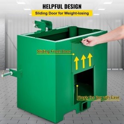 Vastapainolaatikko teräs tilavuus viisi kuutiojalkaa kahdeksansadan paunan nostokyky kahden tuuman vetokoukku