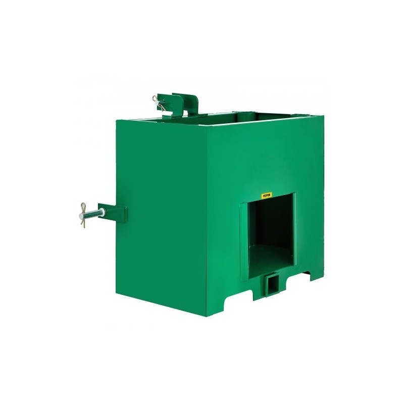 Vastapainolaatikko teräs tilavuus viisi kuutiojalkaa kahdeksansadan paunan nostokyky kahden tuuman vetokoukku