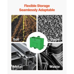 Traktorin ballastilaatikko 3-pisteinen kategoria 1 teräs 800 paunaa 2-tuumainen vetokoukku