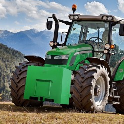 Traktorin ballastilaatikko 3-pisteinen kategoria 1 teräs 800 paunaa 2-tuumainen vetokoukku