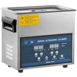 Ultraäänipesuri 6L ruostumaton teräs kaksitaajuuksinen 28 kHz 40 kHz säädettävä lämmitys