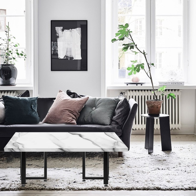 Pöydänjalat teräs T-muotoiset 2 kpl 460 mm korkeat mustat säädettävät kumitassut