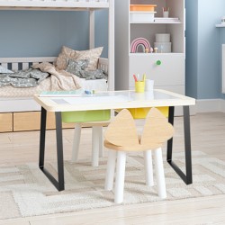 Trapetsinmuotoiset teräksiset pöydänjalat 2 kpl 406 mm säädettävät 181 kg kantavuus musta