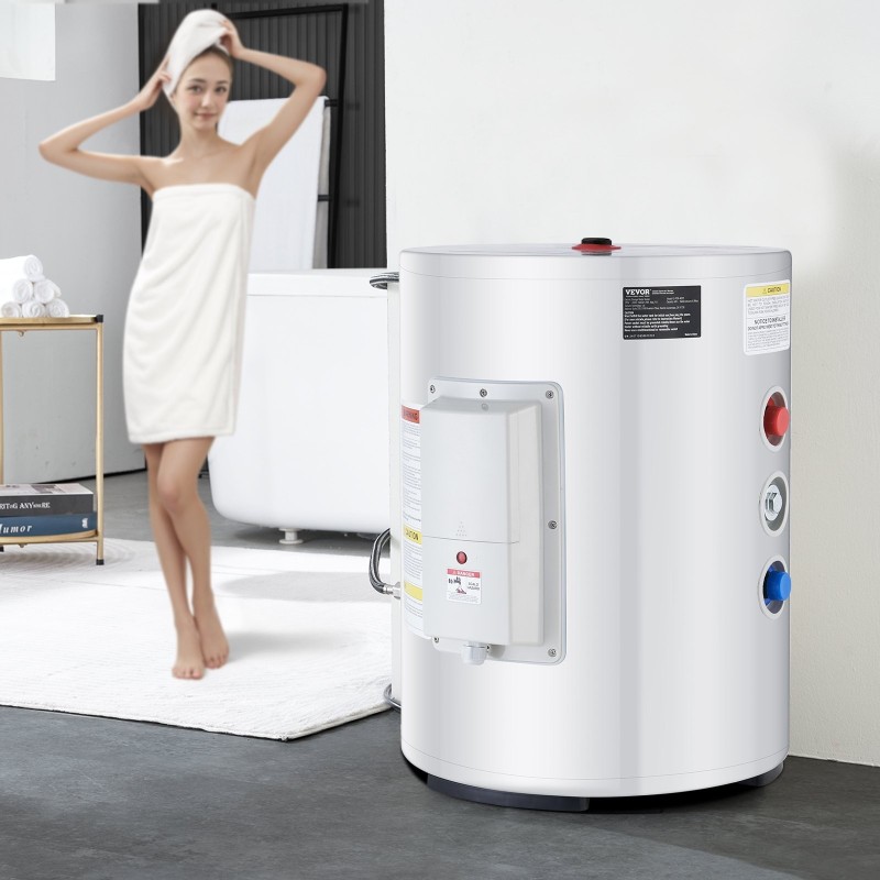 Sähköinen 40 litran lämminvesivaraaja kylmävalssattu hiiliteräs 1600 wattia sivuliitäntä roiskevesisuojattu