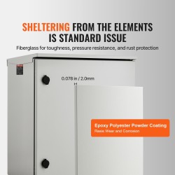 Sähkökaappi kylmävalssattua terästä 60x60x30 cm IP66 seinäkiinnitys sisä- ja ulkokäyttöön