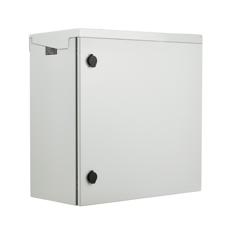 Sähkökaappi kylmävalssattua terästä 60x60x30 cm IP66 seinäkiinnitys sisä- ja ulkokäyttöön