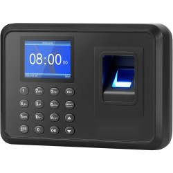 Työajanseurantalaite sormenjälkitunnistuksella ja salasanalla 2,4-tuumainen näyttö USB-muistille seinäkiinnitys