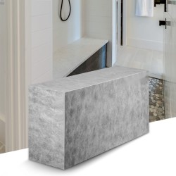 Laatoitettava suihkupenkki EPS-komposiitti 97 x 29 x 50 cm vesitiivis 200 kg