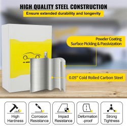 Latausaseman kotelo kylmävalssattua hiiliterästä 70 x 50 x 25 cm Tesla-latauslaitteelle