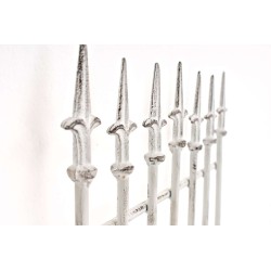 Rustiikkinen rautasäleikkö köynnöskasveille, 100 cm korkea, puutarhaan