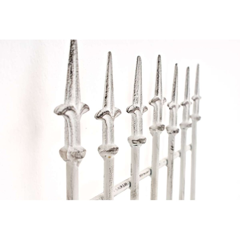 Rustiikkinen rautasäleikkö köynnöskasveille, 100 cm korkea, puutarhaan