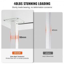 Korkeussäädettävä istuma-seisomatyöpöytä lastulevy pöytätaso hiiliteräsjalat kaasujousi 4 kääntyvää pyörää 2 lukittavaa