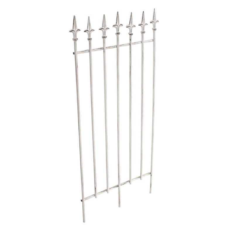 Rustiikkinen rautasäleikkö köynnöskasveille, 100 cm korkea, puutarhaan