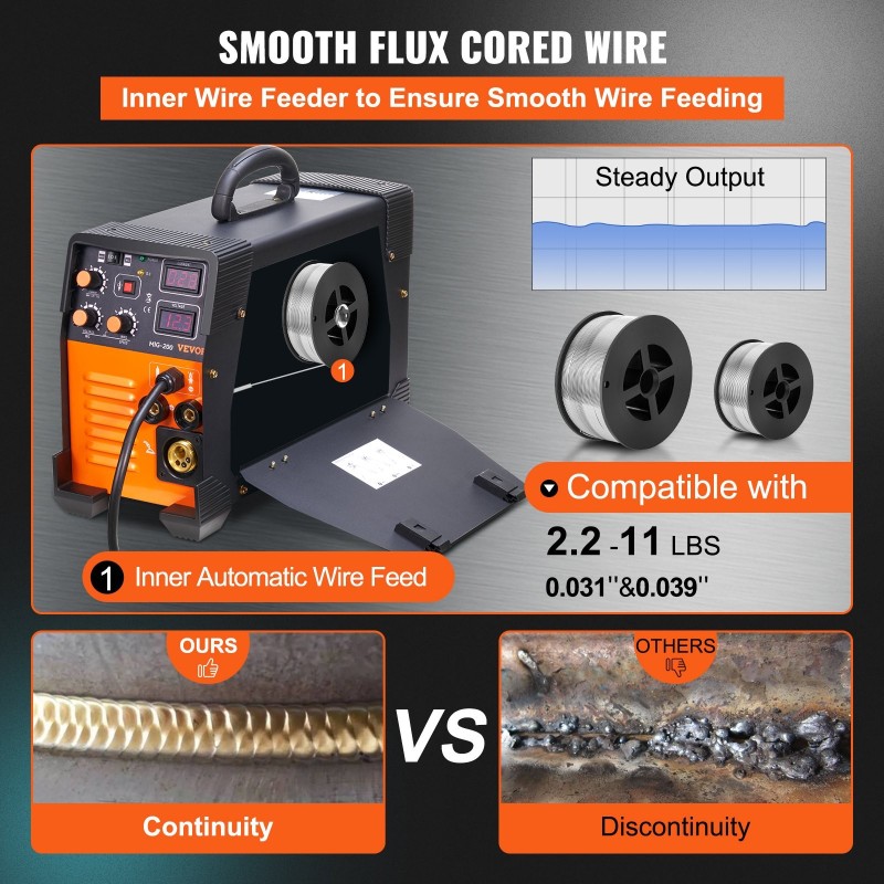 Invertterihitsauskone kolmen toiminnon MIG TIG MMA 200 A 220 V