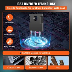 Invertterihitsauskone kolmitoiminen MIG MMA TIG IGBT 220V 30–250A