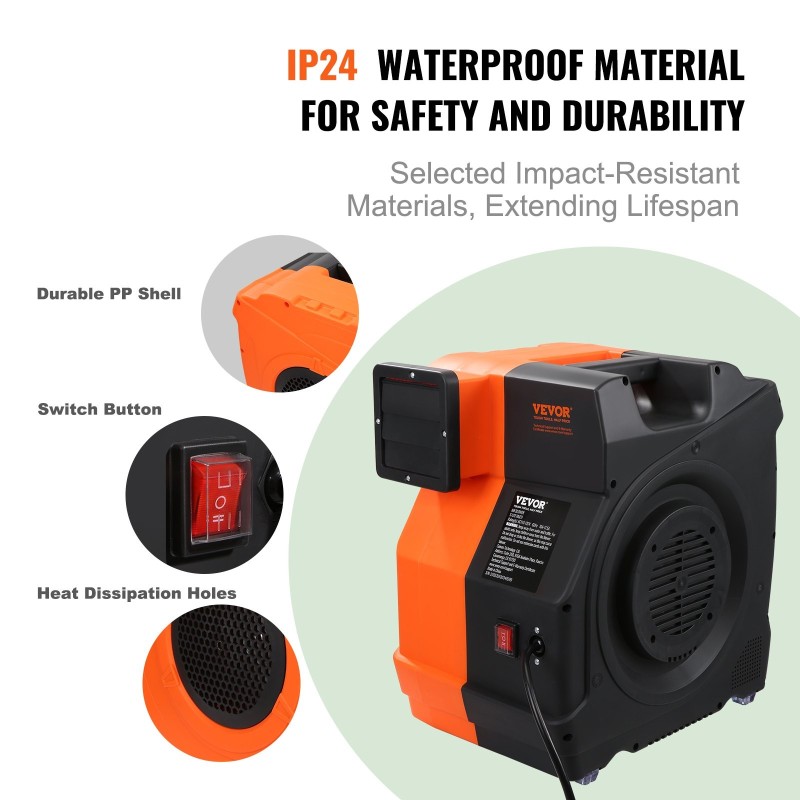 Sähköinen ilmapuhallin 1100 wattia pomppulinnoille ja vesiliukumäille