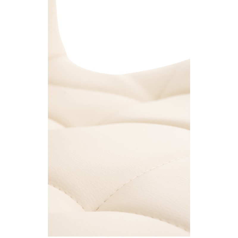 Elda moderni ruokapöydän tuoli tekonahalla ja puisella rungolla