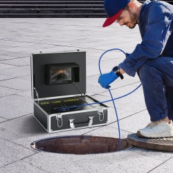 Viemärikamera 7 tuuman näyttö 25 mm 1000TVL IP68 30,5 m työntökaapeli