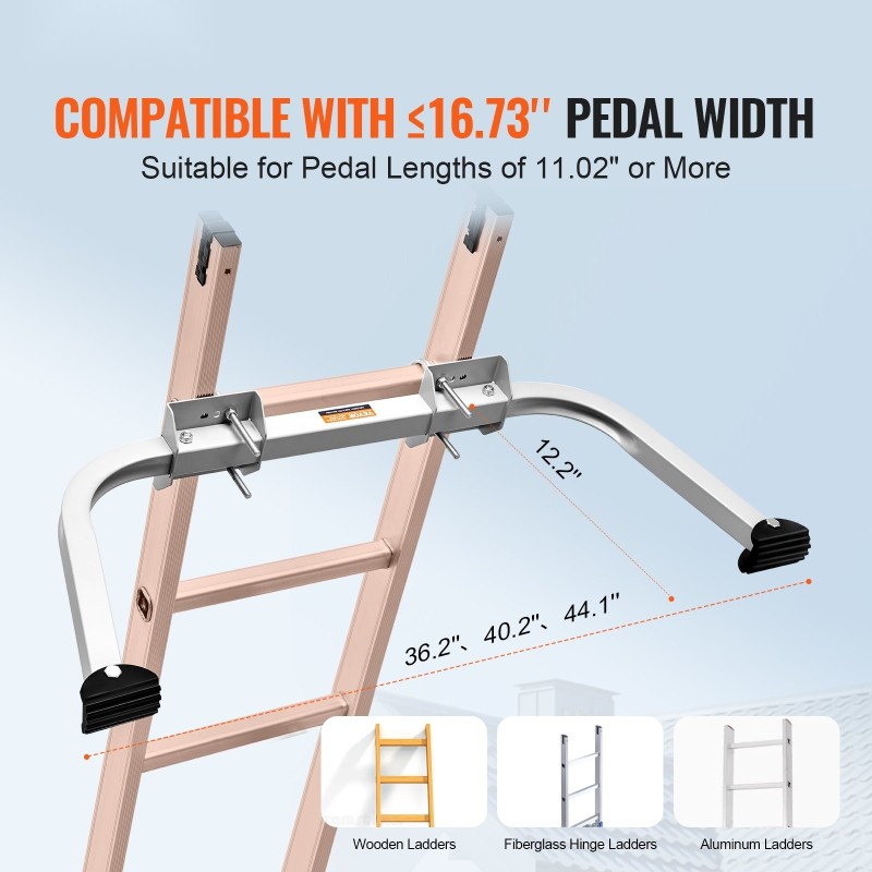 Tikasvakain hiiliteräksestä 150 kg kantavuus kolmiportaiset jalat luistamattomat kumijalat