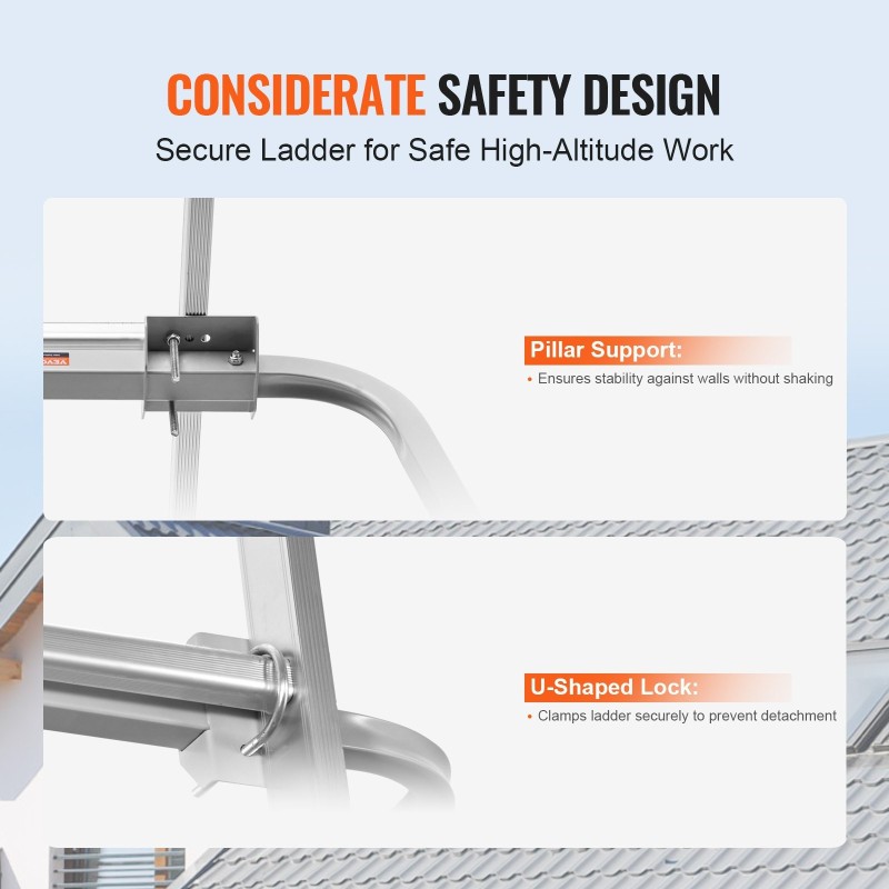 Tikasvakain hiiliteräksestä 150 kg kantavuus kolmiportaiset jalat luistamattomat kumijalat