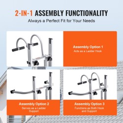 Tikkaan vakautin hiiliteräs kantavuus 150 kg seinätuki kattokoukku kumipäällysteinen T-tanko