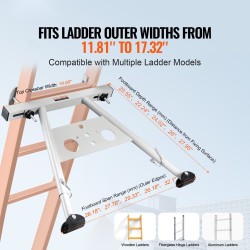 Tikkastabilisaattori hiiliteräksestä säädettävillä luistamattomilla kumijaloilla 150 kg