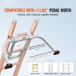 Tikastuki hiiliteräksinen 150 kg kantavuus kolmiportainen säädettävä kumijaloilla räystäskouruille