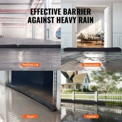 Tulvapadot ei-kudottua kangasta 3060 x 155 mm 8 kpl ovien suojaukseen