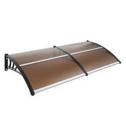 Ikkuna ja ovikatos 6 mm polykarbonaatti 965 x 1987 mm UV-suojattu