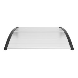 Ikkuna ja ovikatos polykarbonaattilevy 6 mm 965 x 1017 mm auringonsuoja 50