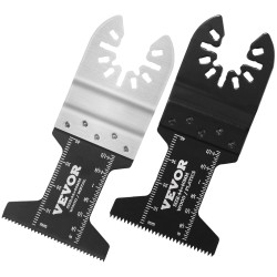 Värähtelevän monitoimityökalun teräsarja 30 kpl 8 terätyyppiä seosteräs ja hiiliteräs universaali pikakiinnitys