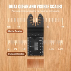 Värähtelevän monitoimityökalun terät hiiliteräs seosteräs 50 kpl 0,7 mm puu muovi alumiini
