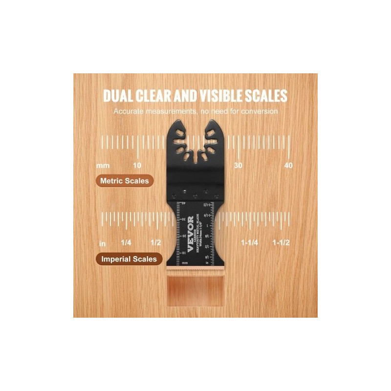 Värähtelevän monitoimityökalun titaanikarbidi-terässeosiset 3 kpl terät yleispikakiinnitys kovalle materiaalille metallille ja